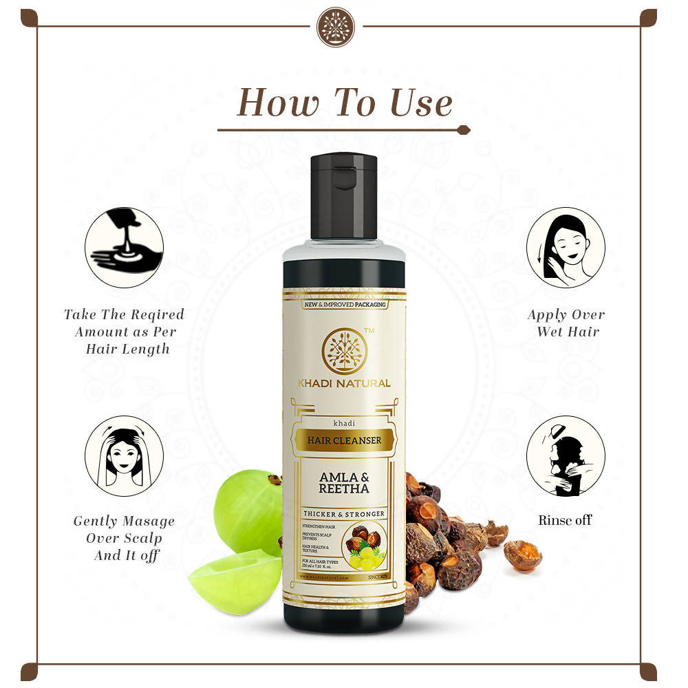 Khadi Natural Amla & Reetha Hair Cleanser