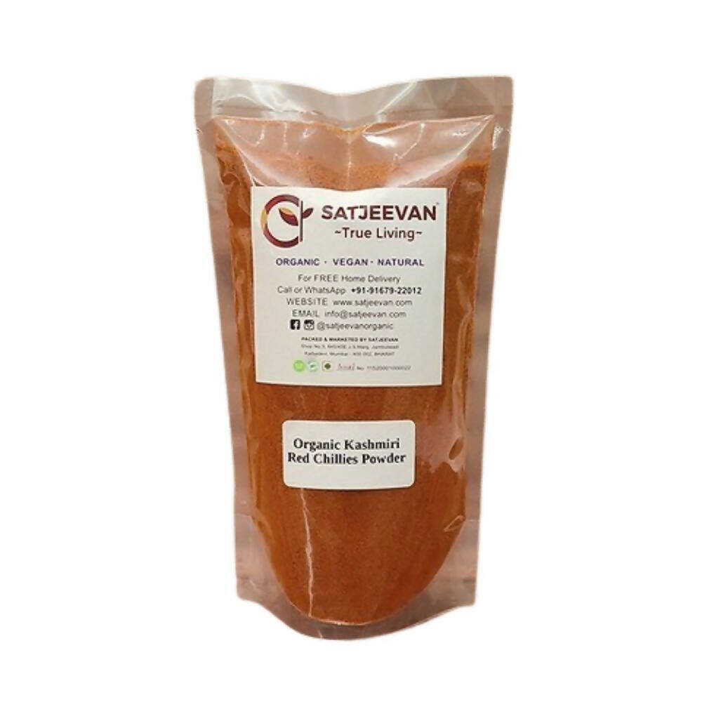 Satjeevan Organic Kashmiri Red Chillies Powder