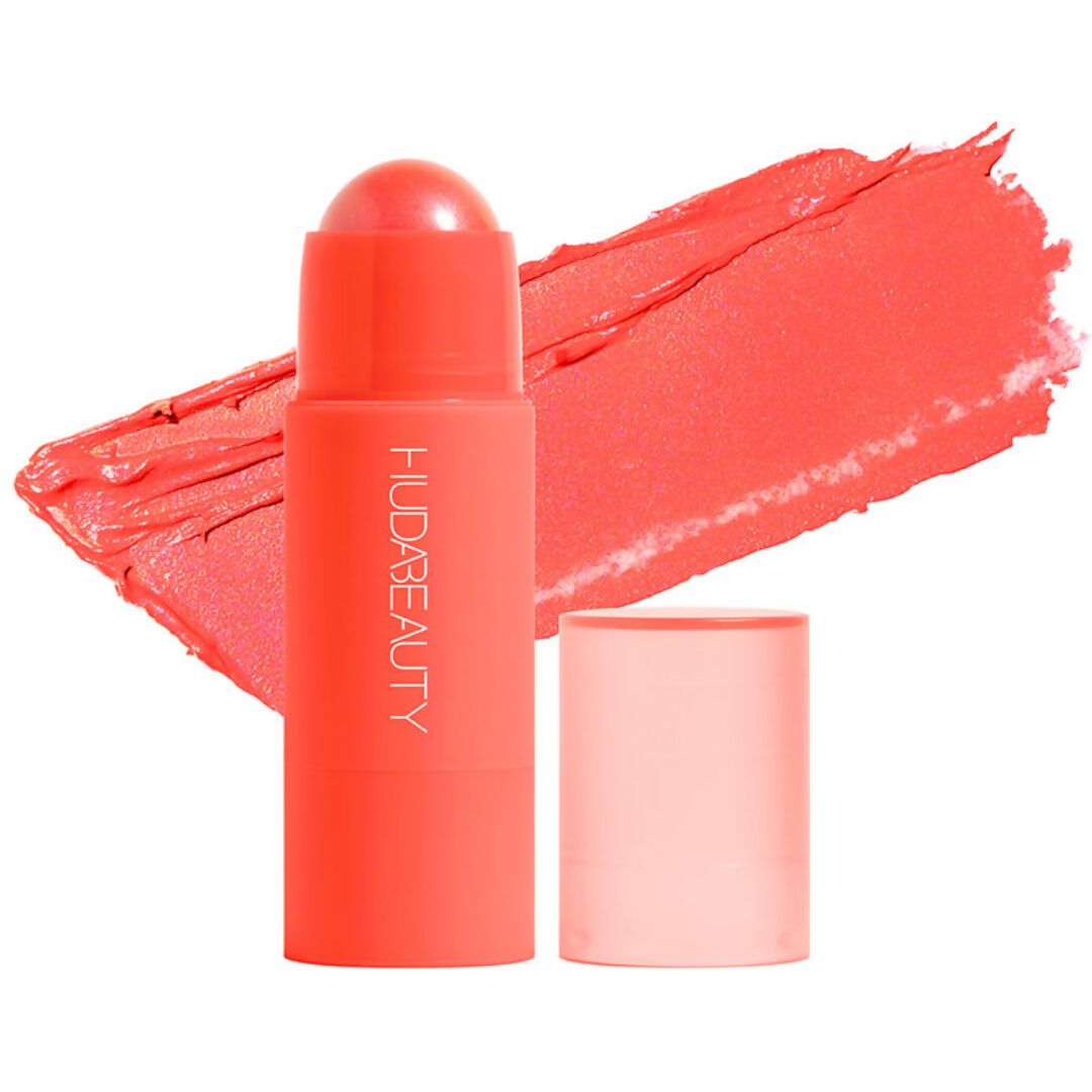 Huda Beauty Cheeky Tint Blush Stick - Coral Cutie