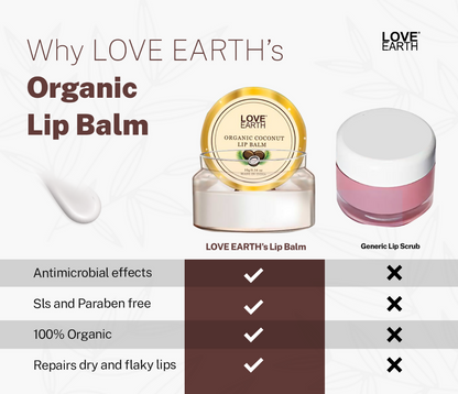 Love Earth Organic Coconut Lip Balm