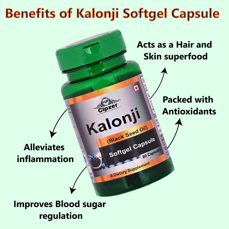 Cipzer Kalonji Softgel Capsules