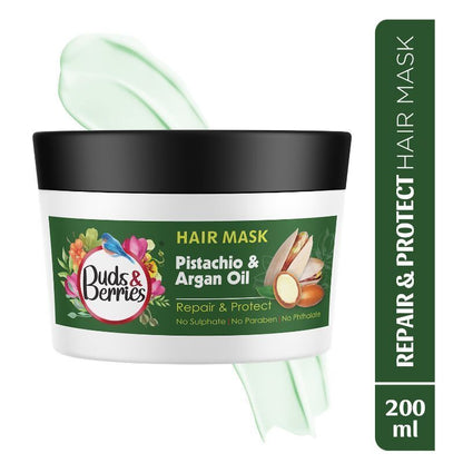 Buds & Berries Pistachio & Argan Oil Repair And Protect Conditioning Hair Mask