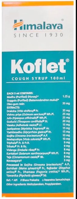 Himalaya Herbals - Koflet Cough Syrup