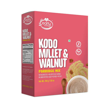 Early Foods Kodo Millet & Walnut Porridge Mix -  USA, Australia, Canada 