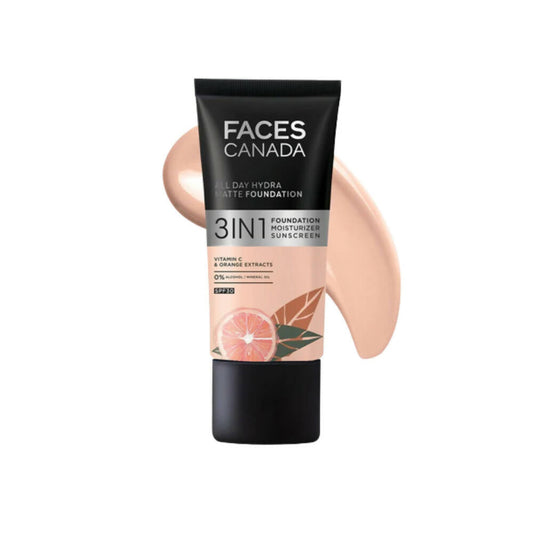Faces Canada All Day Hydra Matte Foundation-Rose Ivory 011 - BUDNE
