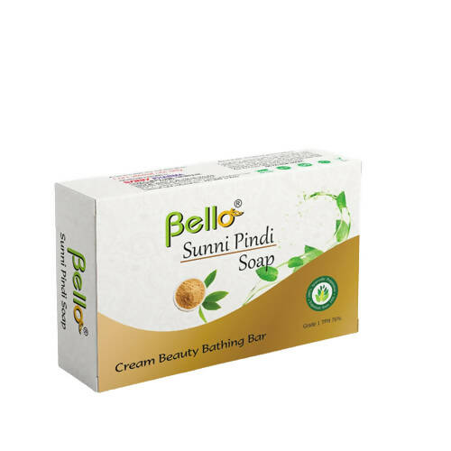 Bello Herbals Sunnipindi Soap | Cream Beauty Bathing Bar - BUDEN
