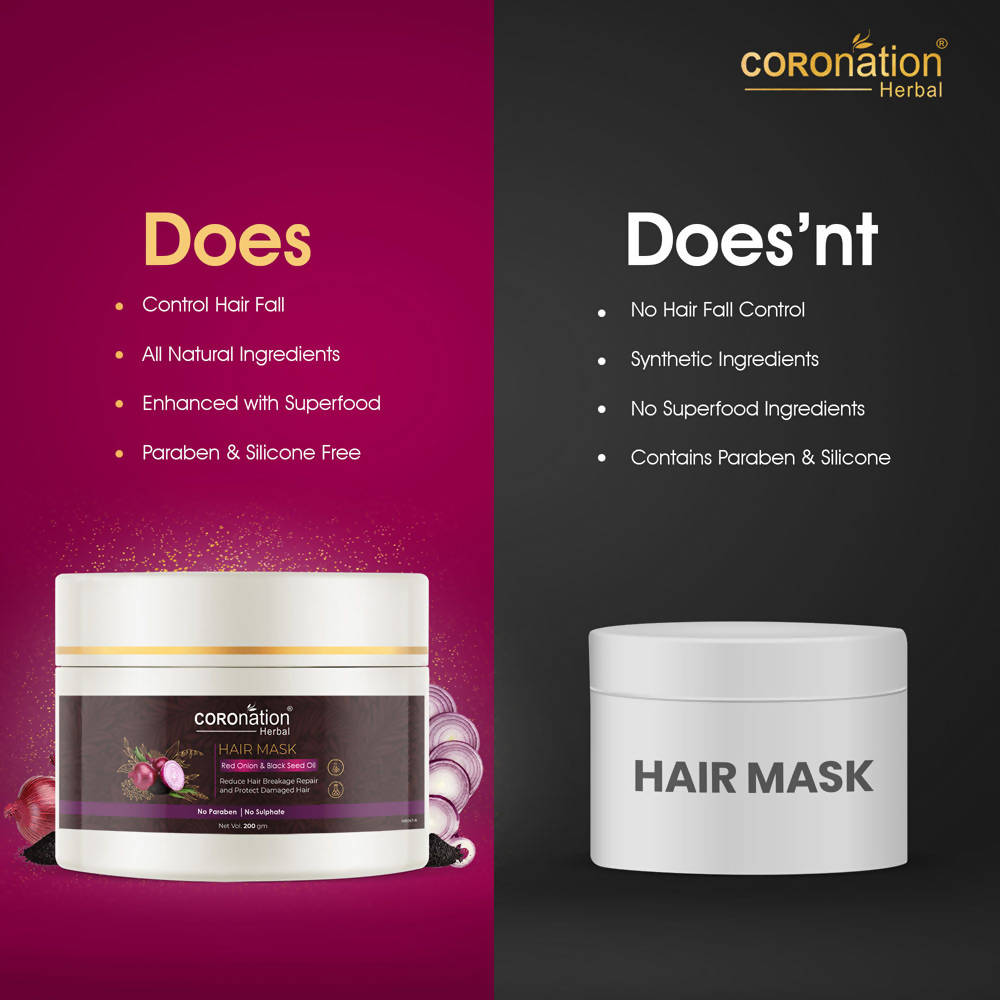 Coronation Herbal Red Onion & Black Seed Oil Hair Mask