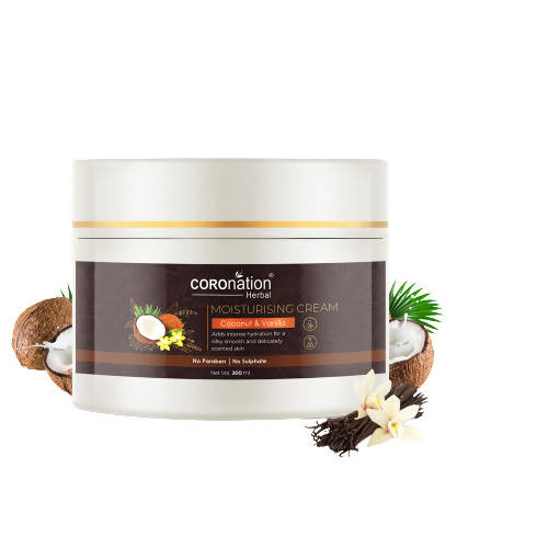 Coronation Herbal Coconut and Vanilla Moisturizing Cream - usa canada australia