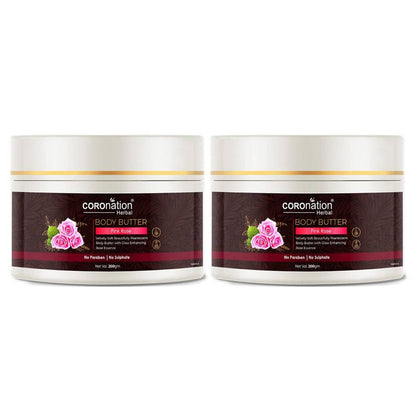 Coronation Herbal Pink Rose Body Butter - usa canada australia