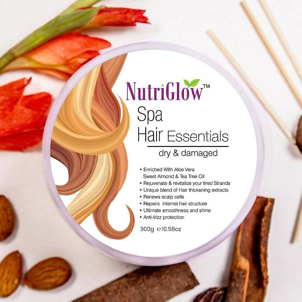 NutriGlow Hair Spa Cream with Damage Reverse & Moisture Lock Formulation for Dry & Damaged Hair