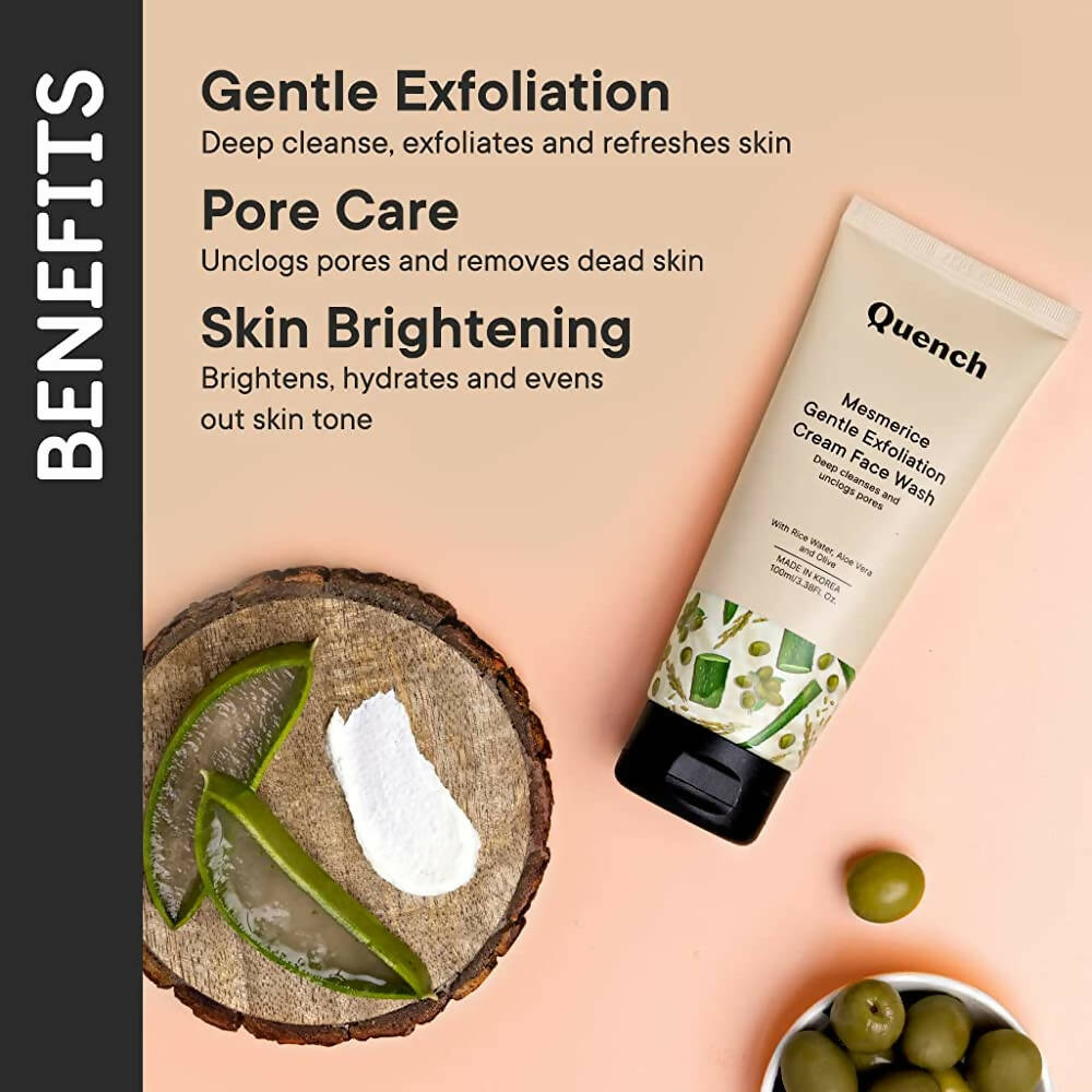 Quench Botanics Mesmerice Gentle Exfoliation Cream Face Wash