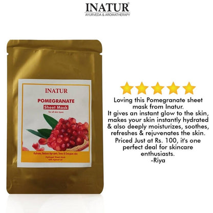 Inatur Pomegranate Sheet Mask