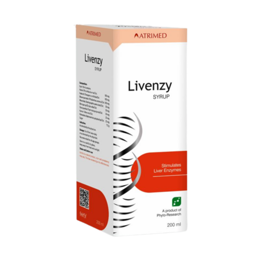 Atrimed Ayurvedic Livenzy Syrup