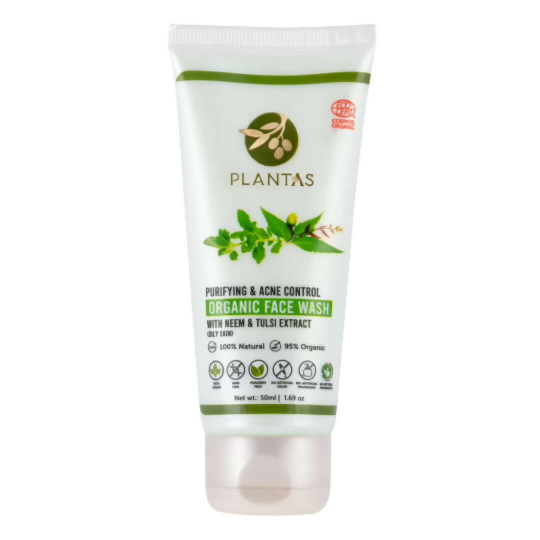 Plantas Purifying & Acne Control Organic Face Wash - BUDNE