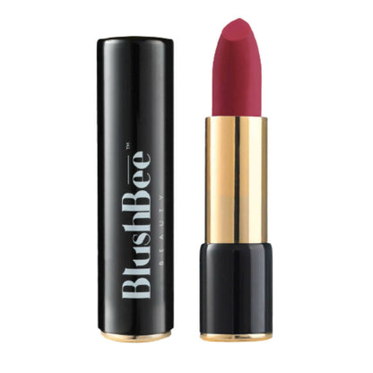 BlushBee Organic Beauty Lip Nourishing Vegan Lipstick - Deep Hue Maroon - BUDNE