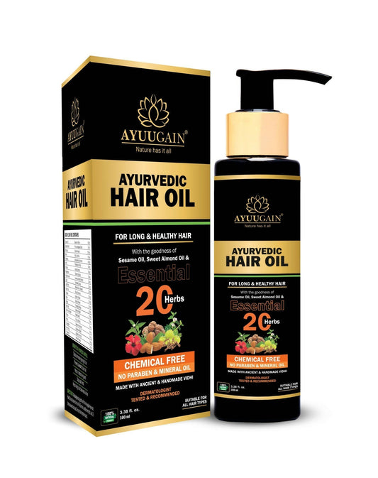 Ayuugain Ayurvedic Hair Oil - Buy in USA AUSTRALIA CANADA