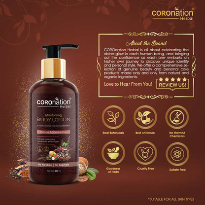Coronation Herbal Cocoa and Shea Butter Body Lotion