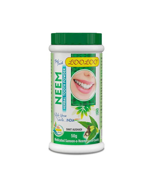 Looloo Neem Herbal Tooth Powder - BUDNE
