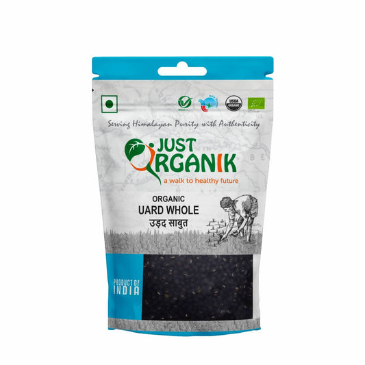 Just Organik Urad Whole (Black Dal) - buy in USA, Australia, Canada