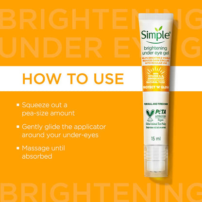 Simple Protect N Glow Vitamin C Brightening Under Eye Gel