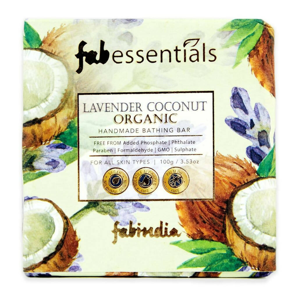 Fabessentials Lavender Coconut Organic Handmade Bathing Bar - BUDNEN