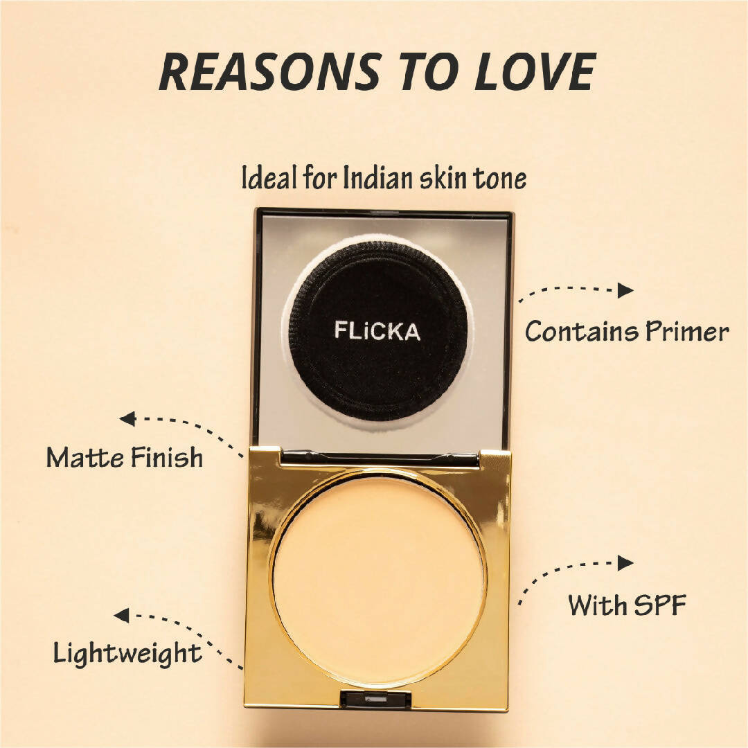 Flicka Cover To Conquer Compact - Caramel