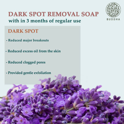 Buddha Natural Dark Spot Removal Soap - Reduce Skin Pigmentation, Perfect for Oily Skin