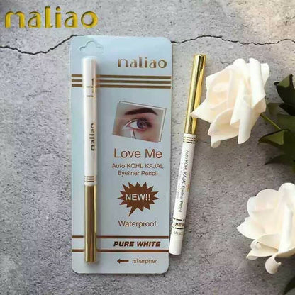 Maliao Professional Pure White Auto Kohl Kajal Eyeliner Pencil