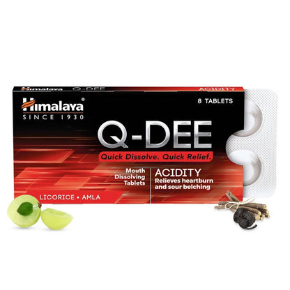 Himalaya Q-DEE Acidity Tablets