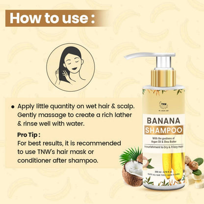 The Natural Wash Banana Shampoo