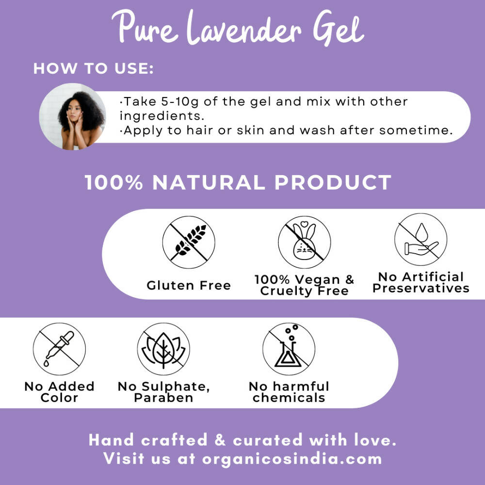 Organicos Pure Lavender Face Gel