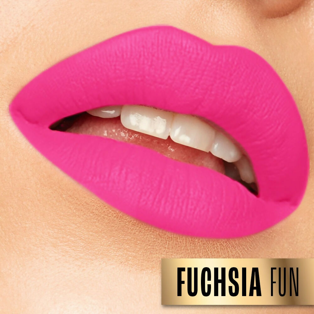 Lakme Absolute Beyond Matte Lipstick - 203 Fuchsia Fun