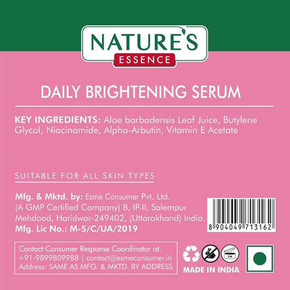 Nature's Essence Facialist Daily Brightening Serum