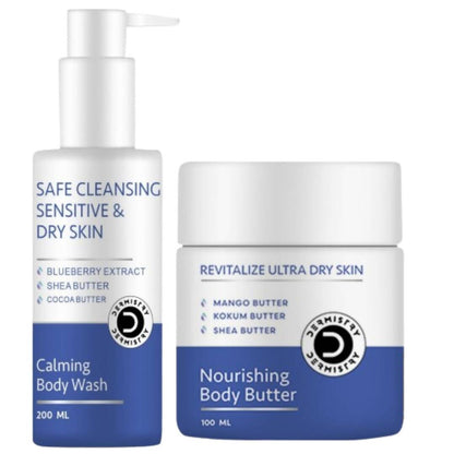 Dermistry Calming Body Wash & Nourishing Body Butter