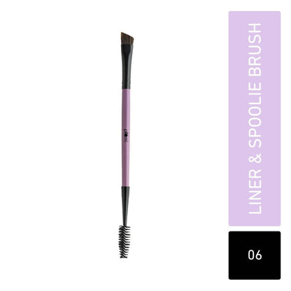 Plum Soft Blend Liner & Spoolie Brush Easy Pick-up 06