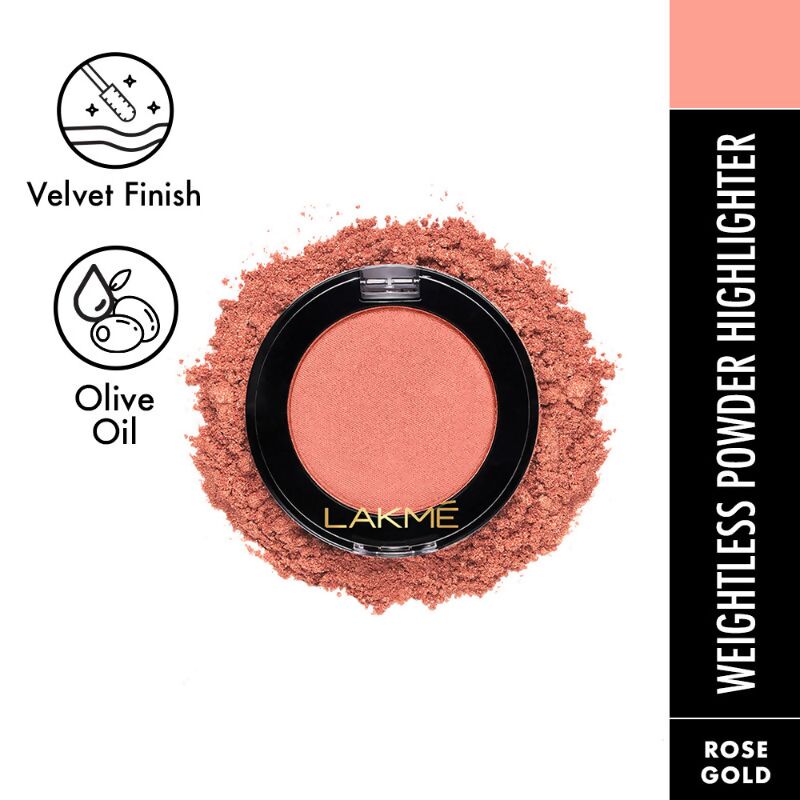 Lakme Face It Highlighter - Rose Gold