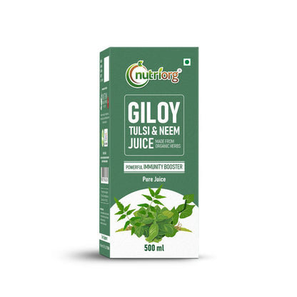 Nutriorg Giloy With Neem & Tulsi Juice - BUDNE