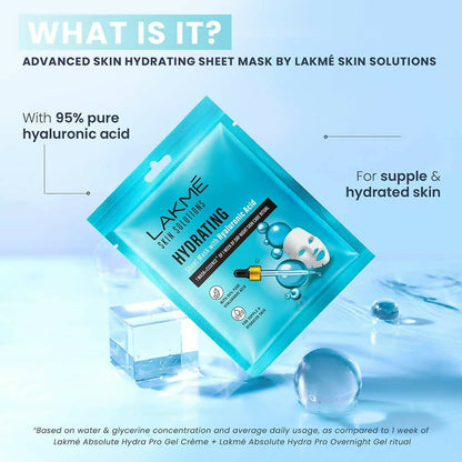 Lakme Solutions Sheet Mask Hydrating with Hyaluronic Acid