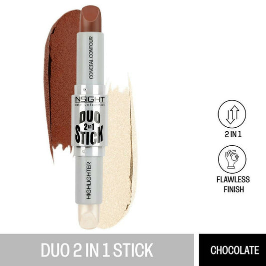 Insight Cosmetics Duo Stick Contour + Highlighter - 03 Chocolate