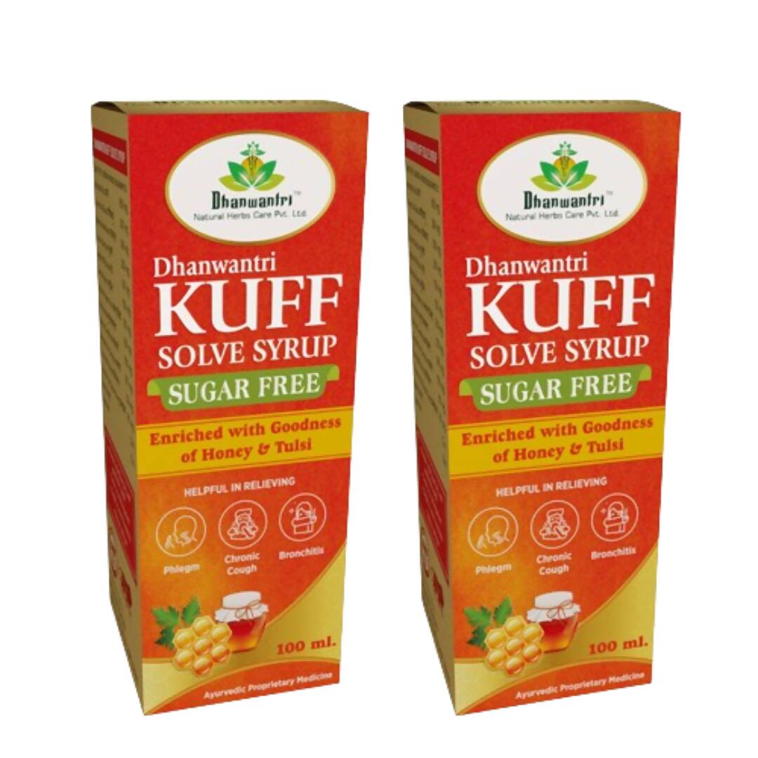 Dhanwantri Kuff Solve Syrup (Sugar Free)