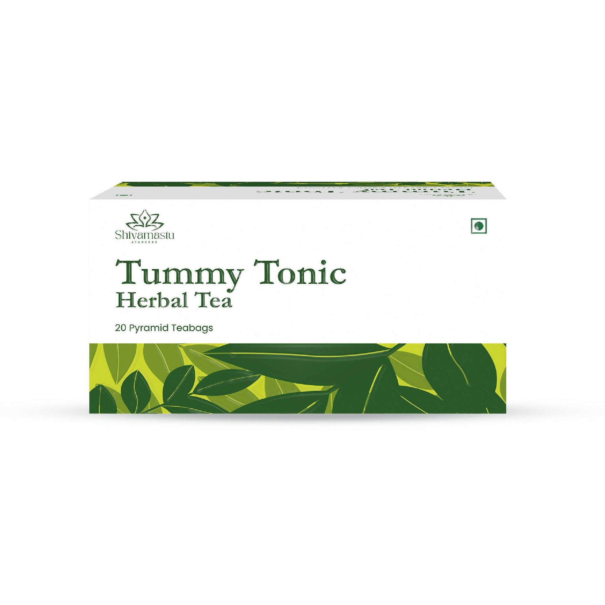 Shivamastu Ayurveda Tummy Tonic Herbal Tea - 20 Pyramid Teabags - BUDNE