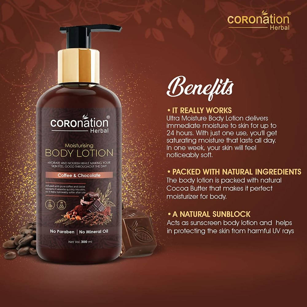 Coronation Herbal Coffee & Chocolate Moisturising Body Lotion
