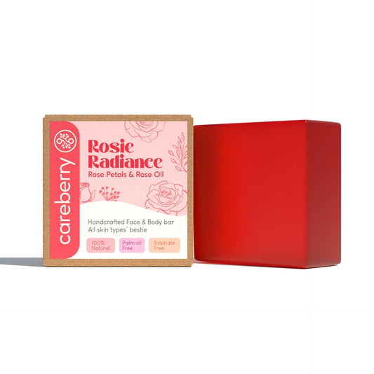 Careberry Rosy Radiance Handcrafted Face & Body Bar - usa canada australia