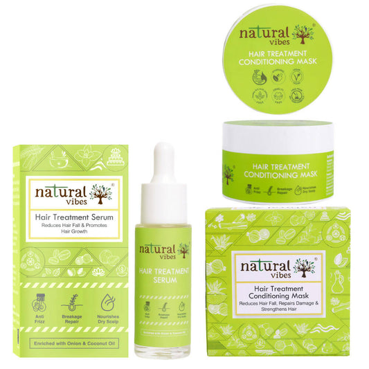 Natural Vibes Hair Treatment Serum & Conditioning Mask Combo - buy-in-usa-australia-canada