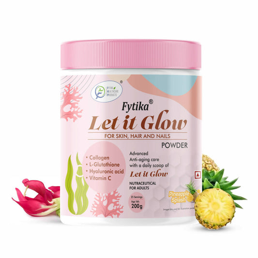Fytika Let It Glow Collagen Powder - Pineapple Flavor -  usa australia canada 