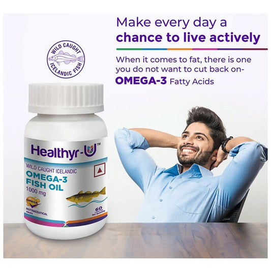 Healthyr-U Omega 3 Fish Oil Capsules