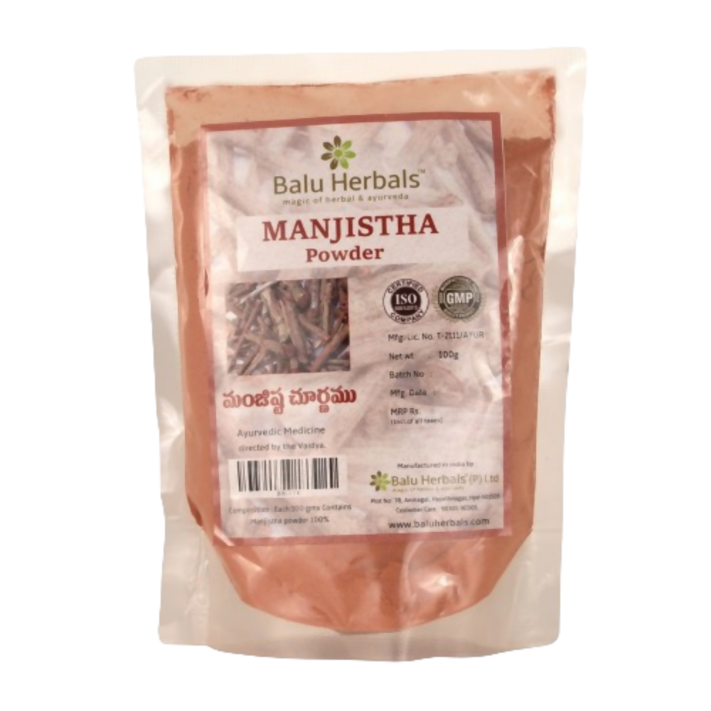 Balu Herbals Rubia Cordifolia (Manjishta) Powder - buy in USA, Australia, Canada