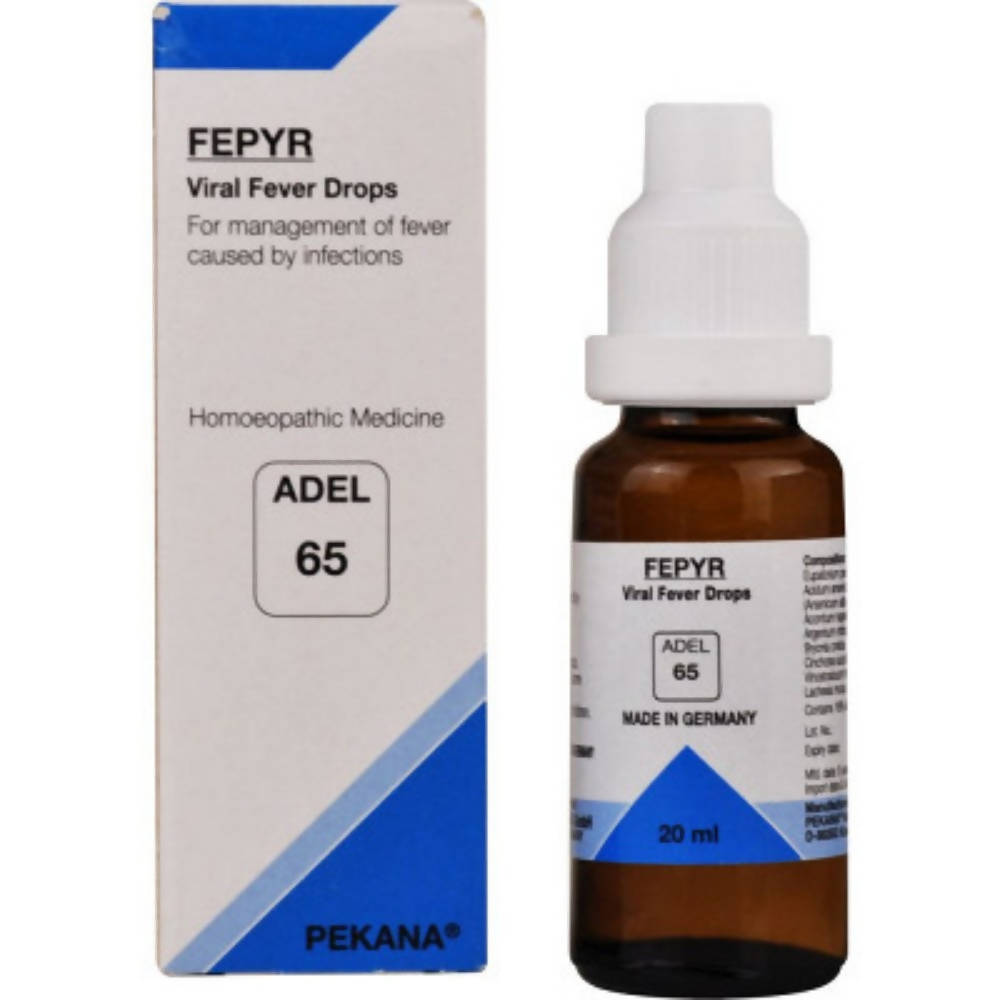 Adel Homeopathy 65 Fepyr Drops -  usa australia canada 