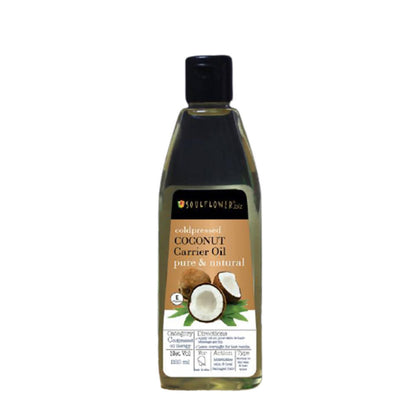 Soulflower Coldpressed Coconut Carrier Oil Pure & Natural