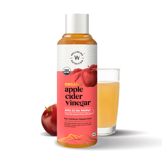 Wellbeing Nutrition Organic Apple Cider Vinegar-Unflavored - BUDNE